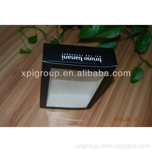 Black Card Box with PVC window